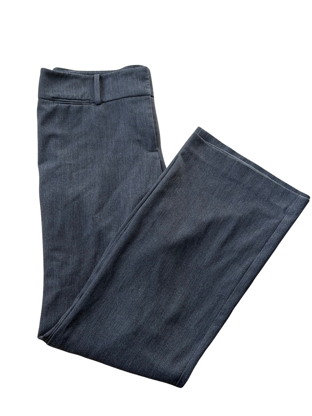 LOFT Outlet Light Charcoal Boot-Cut Dress Pants | Size 6